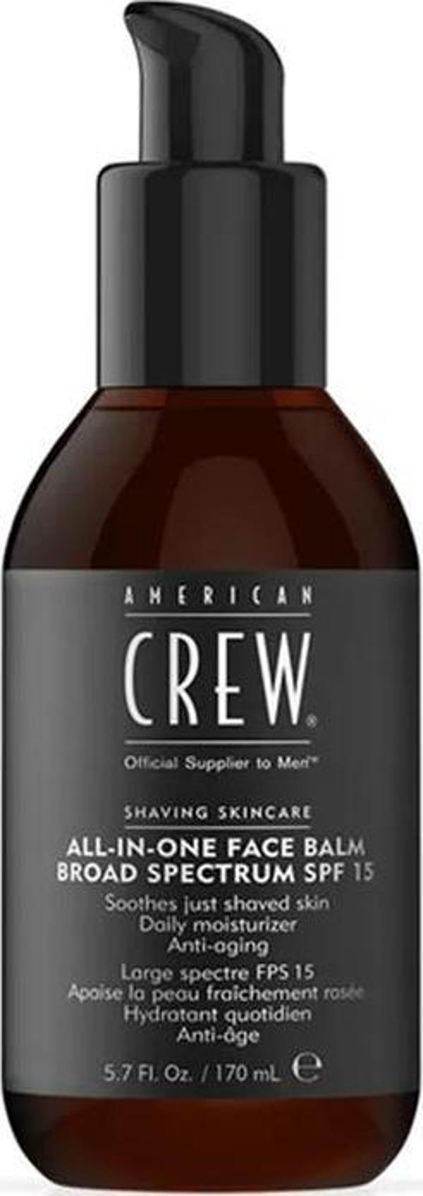 American Crew Face Balm Erkekler için Yüz Balmı SPF15 170ML - Image 1