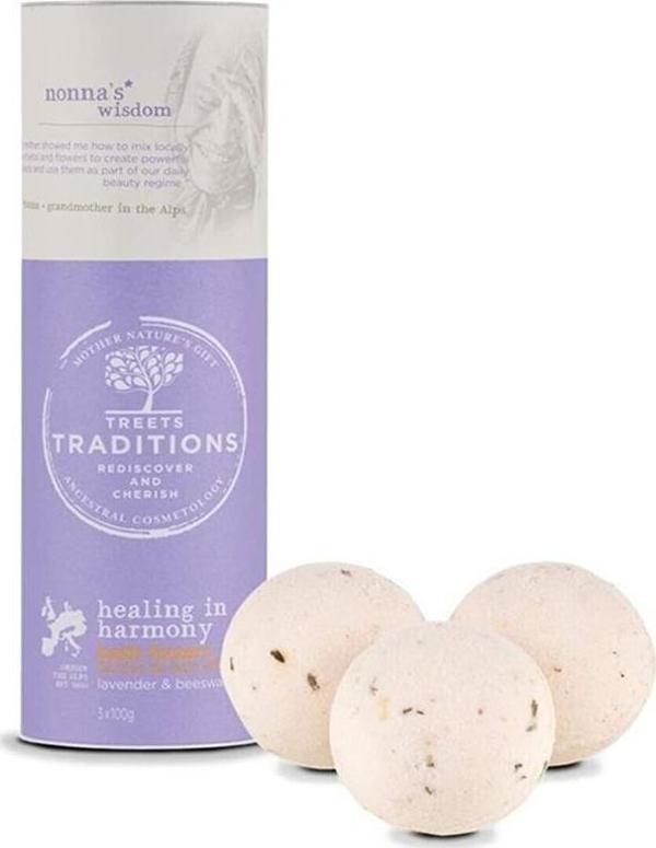 Treets Healing In Harmony Banyo Topları Bath Fizzers 100G 3 Top - Image 1