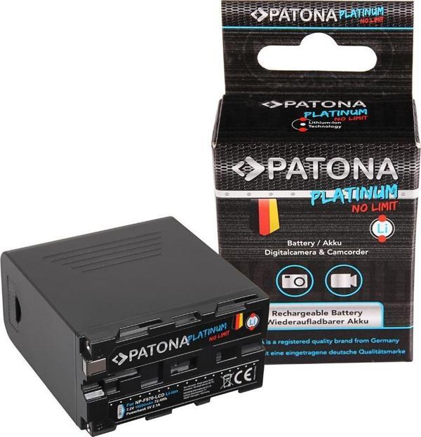 Patona 1336 Platinum NP-F970 LCD USB Output Sony Batarya - Image 1