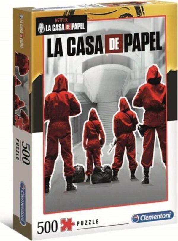 Clementonı - 500 Parça La Casa De Papel Yetişkin Puzzle - 1 - Image 1