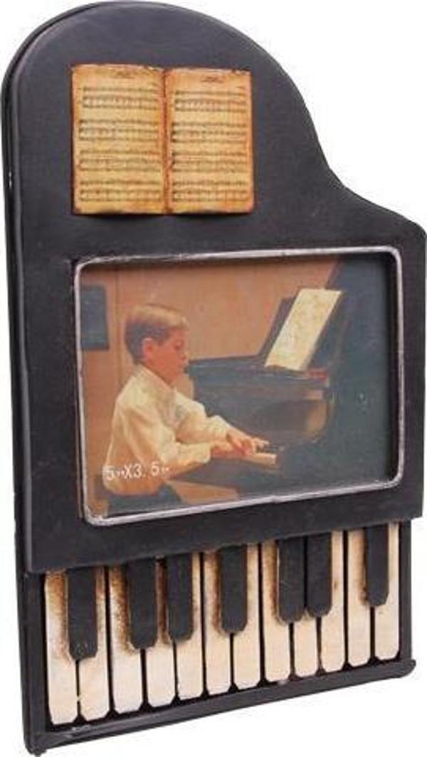 Dekoratif Metal Çerçeve Piyano Temalı - Image 1