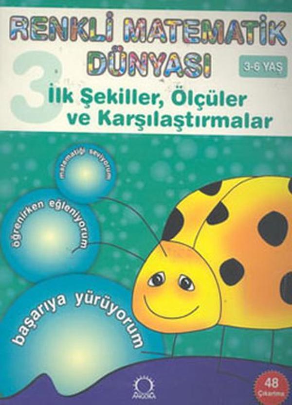 Renkli Matematik Dünyası 3-İlk ŞekillerÖlçüler ve Karşılaştırmalar - 1001 Çiçek - Image 1