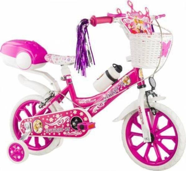 Dilaver Yogh Kız Çocuk Pembe 15 Jant Bisiklet - Image 1