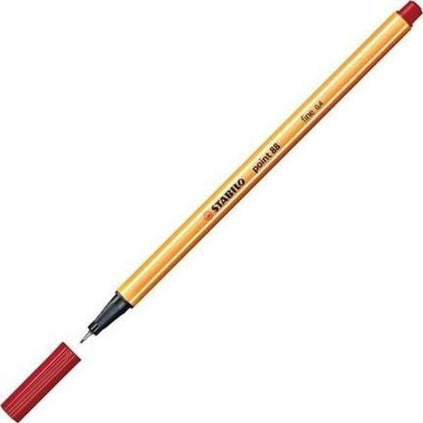 Stabilo 88 Fineliner Koyu Kırmızı Kalem - Image 1