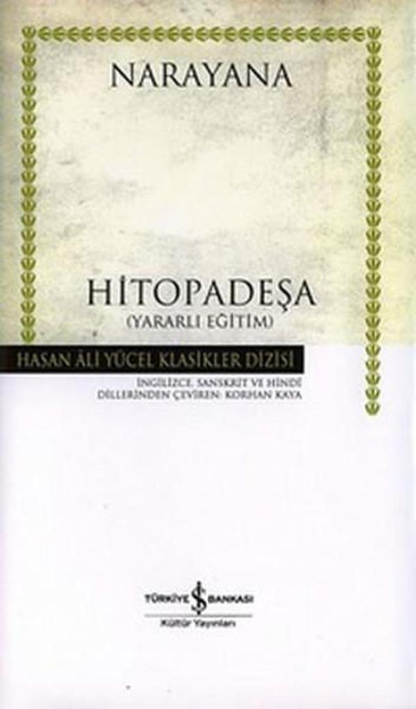 Narayana - Hitopadeşa -Yararlı Eğitim - Hasan Ali Yücel Klasikleri - İş Bankası Kültür Yayınları - Image 1