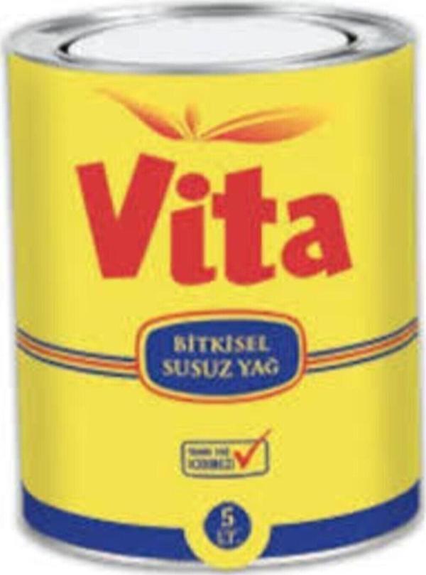Vita Susuz Margarin 5 Litre Teneke Kutu - Image 1