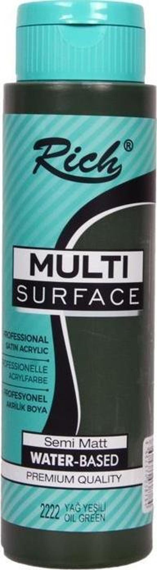 Rich Multi Surface Akrilik Boya Yağ Yeşili 500cc - Image 1