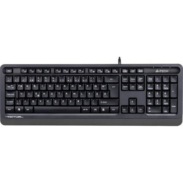 A4 TECH FK10, Gri, FSTYLER, USB Kablolu,  Türkçe F, Multimedya KLAVYE - Image 1