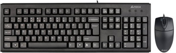 A4-Tech KM-72620D USB Standart Türkçe Q Klavye/Mouse Set - Image 1