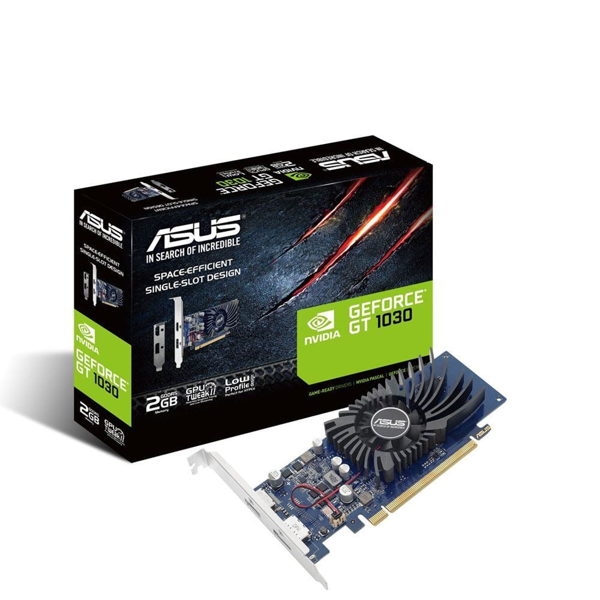 ASUS GT1030-2G-BRK, 2Gb, GDDR5, 64Bit, 1xHDMI, 1xDP, GAMING Ekran Kartı - Image 1