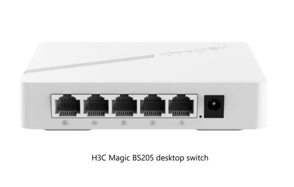H3C Magic BS205, 5 Port, GigaBit, Yönetilemez, Masaüstü Switch - Image 1