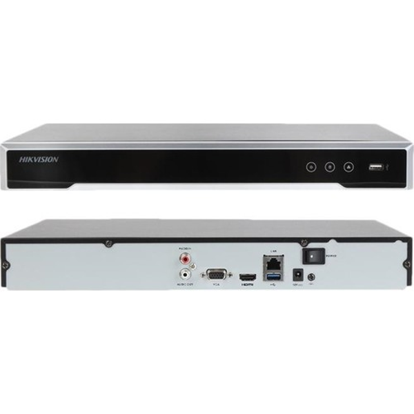 HIKVISION DS-7616NI-Q2, 16Kanal, 8Mpix, H265+, 2 HDD Desteği, 2160P Kayıt, 160Mbps Bant Genişliği, Metal Kasa, NVR - Image 1