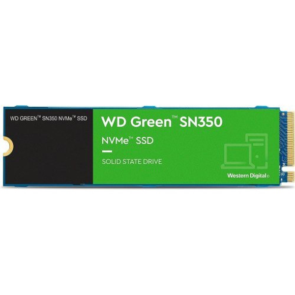 WD Green SN350, WDS500G2G0C, 500GB, 2400/1500, Gen3, NVMe PCIe M.2, SSD - Image 1
