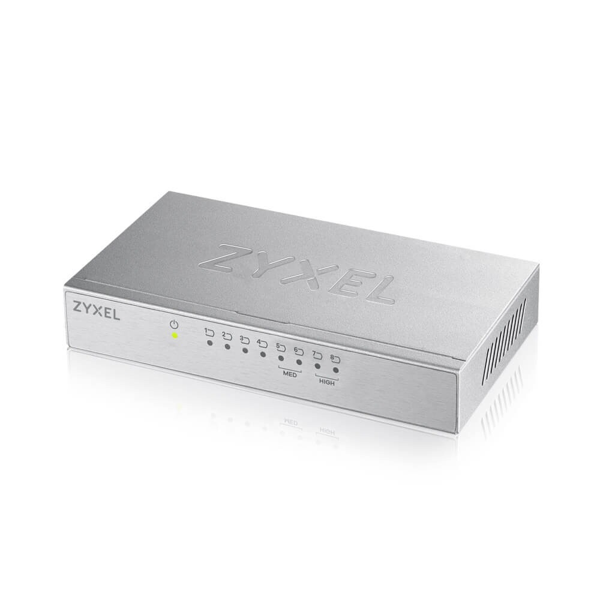 ZyXEL GS-108B V3, 8 Port, GigaBit, Yönetilemez, Metal Masaüstü Switch - Image 1