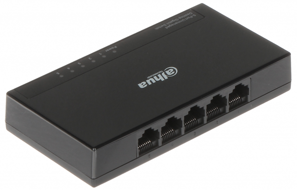 DAHUA PFS3005-5GT-L, 5 Port, Gigabit, Yönetilemez, Masaüstü Switch - Image 1