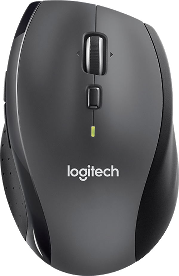 LOGITECH 910-001949, M705 Siyah, USB Nano 2,4G Kablosuz, 1000dpi, Lazer, 6 Tuşlu, 36ay Pil Ömrü, Marathon Mouse - Image 1