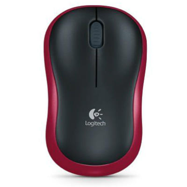 LOGITECH 910-002237, M185 Kırmızı, USB Nano 2,4G Kablosuz, 1000dpi, Optik, 3 Tuşlu, 12ay Pil Ömrü, Mouse - Image 1