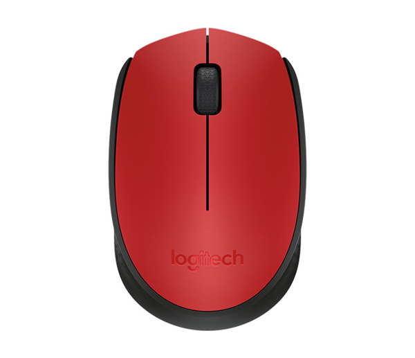 LOGITECH 910-004641, M171 Kırmızı, USB Nano 2,4G Kablosuz, 1000dpi, Optik, 3 Tuşlu, 12ay Pil Ömrü, Mouse - Image 1