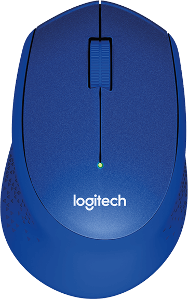 LOGITECH 910-004910, M330 Mavi, USB Nano 2,4G Kablosuz, 1000dpi, Optik, 3 Tuşlu, 24ay Pil Ömrü, Sessiz Mouse - Image 1