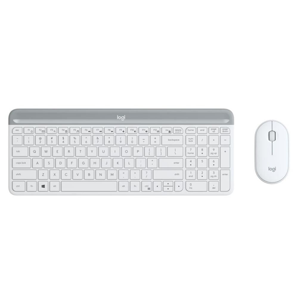 LOGITECH MK470 Beyaz, 920-009436, Kablosuz, Türkçe Q, Klavye Mouse Set - Image 1
