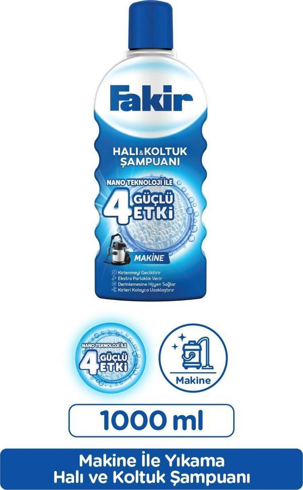 Fakir Nano Teknoloji ile Makine Halı ve Koltuk Şampuanı 1000 ml - Image 1