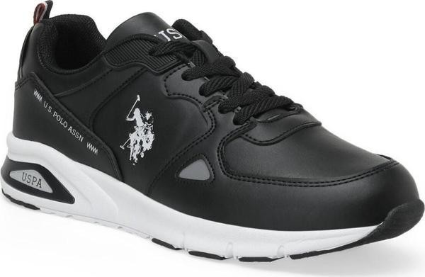 U.S. Polo Assn. VANCE 3PR SİYAH COMFORT CASUAL GÜNLÜK SPOR AYAKKABISI - Image 1