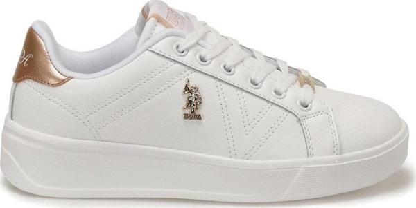U.S. Polo Assn. EXTRA 3PR BEYAZ COMFORT CASUAL GÜNLÜK SPOR AYAKKABISI - Image 1