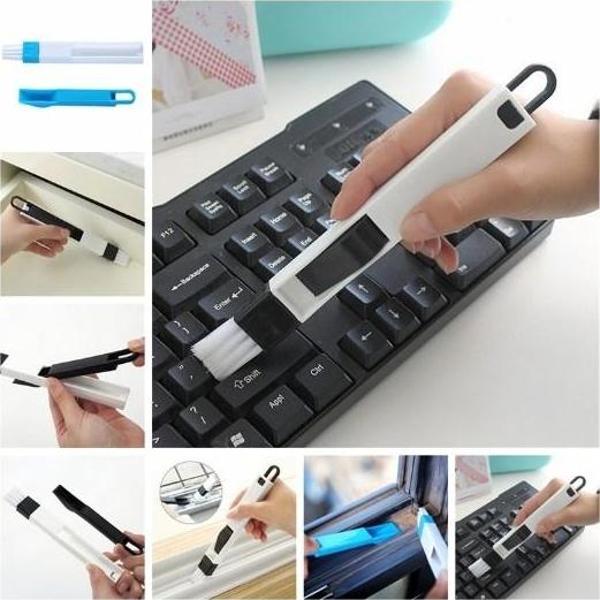 Klavye ve Pencere Oluğu Temizleme Fırçası Mini Kürekli - Image 1