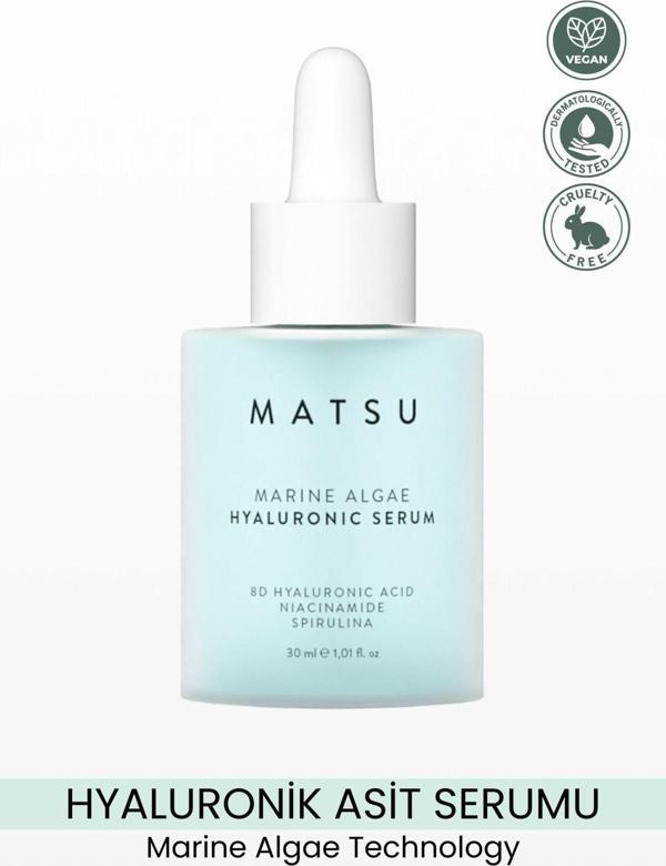 Matsu Marine Algae Yoğun Nemlendirme 8D Hyaluronic Acid Serum 30 ML - Image 1