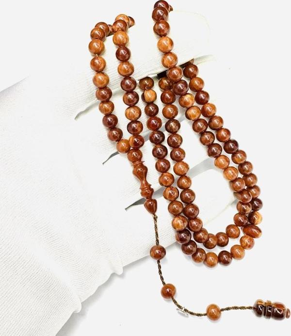 Küre Model Sistemli 7-6mm 99 Habbe Kanayan Bağa Katalin Tesbih - Image 1