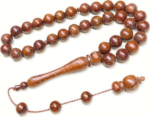 Usta İşi Akasya Ağacı 10-10mm Küre Model Tesbih - Image 1