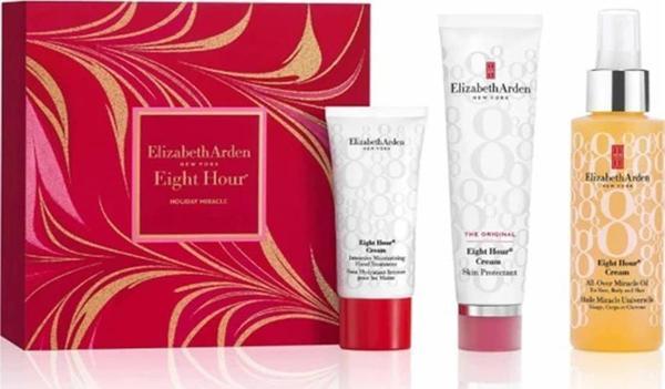 Elizabeth Arden Eight Hour Cilt Kremi 50ML El Kremi 30ML Vücut Bakım Yağı 100ML Cilt Bakım Seti 3lü - Image 1