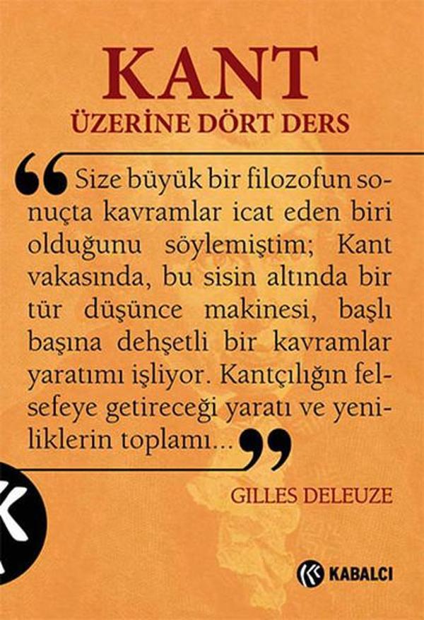 Kant Üzerine Dört Ders - Kabalcı Yayınevi - Image 1