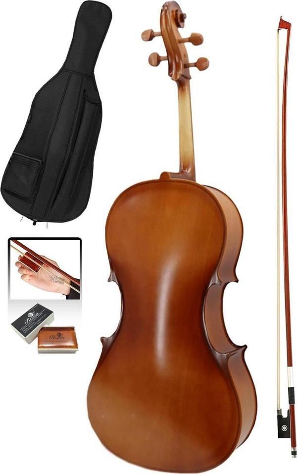 Midex GT-224 Profesyonel Üst Kalite Masif Ağaç Çello Viyolonsel - Image 1