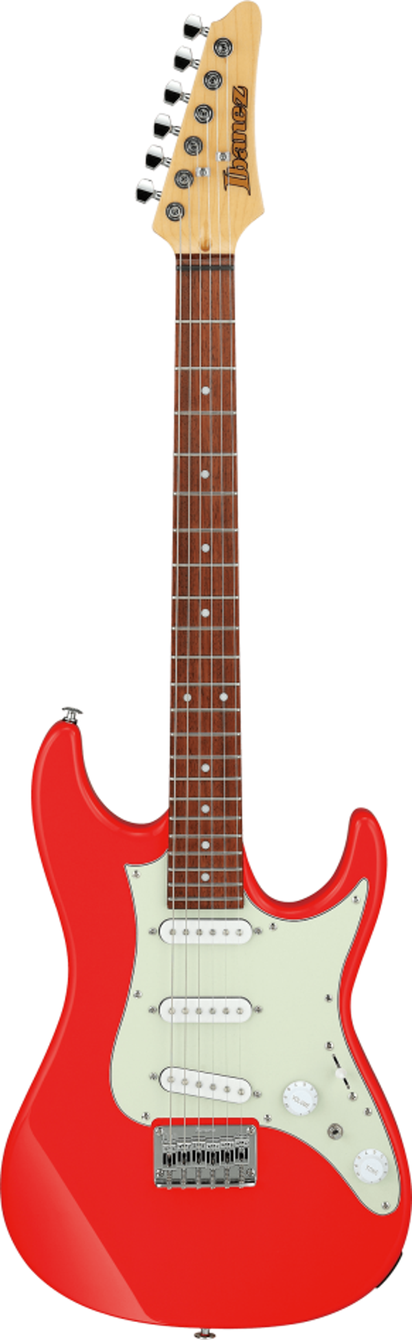 AZES31-VM SSS Hard Tail Vermilion Elektro Gitar - Image 1