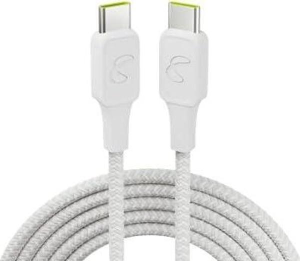 InfinityLab Instant Connect Kablo USB-C USB-C,Beyaz,1.5m - Image 1