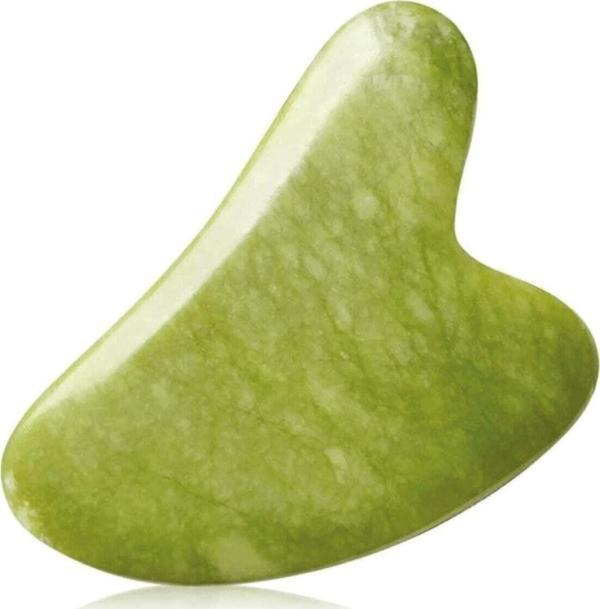 Sahi Aksesuar Özel Saklama Kutusunda Tırtıklı Yeşim Roller Ve Pembe Gua Sha Yüz Bakım Taşı Seti - Image 1