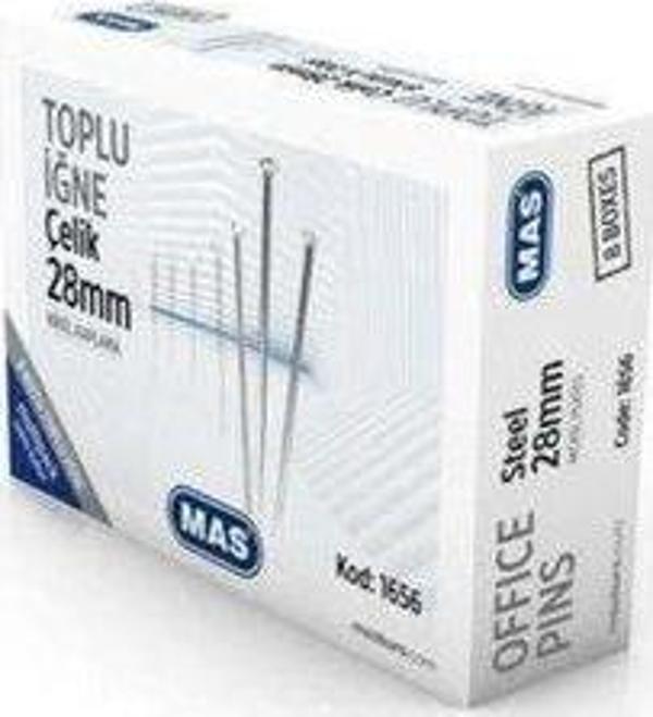 Mas Multıpack Toplu İğne 20 Gr Nikelli 28x8 - Image 1
