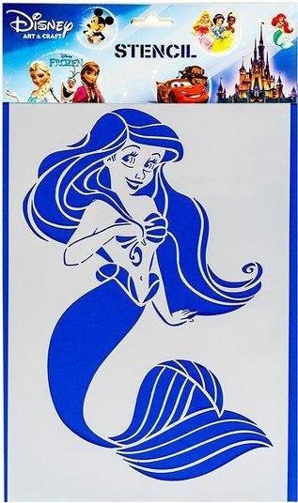 The Walt Disney Ariel Stencil 20x30cm - Image 1