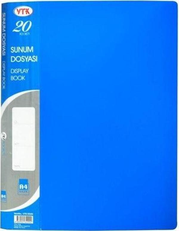 VTK A4 Sunum Dosyası 20 Yaprak - Image 1