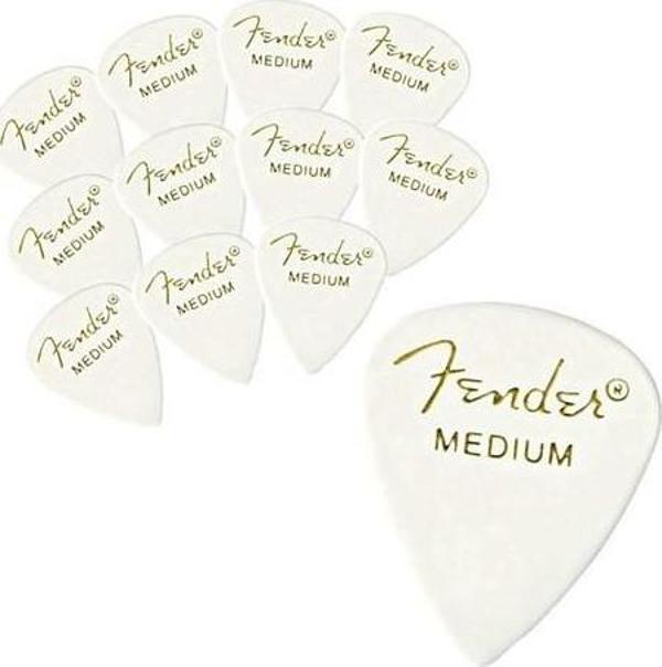 0980351880 FENDER CLASSİC CELLULOİD 351 MEDİUM BEYAZ TEKLİ - Image 1