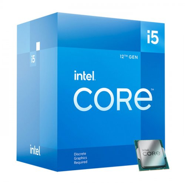 INTEL i5-12400F 6 Core, 2.5Ghz, 18Mb, 65W, LGA1700, 12.Nesil, BOX, (Grafik Kart YOK, Fan VAR) - Image 1