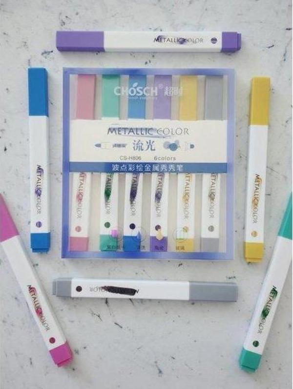 Chosch Fosforlu Metalic colour 6'lı Set - Image 1