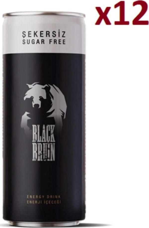 Black Bruin Şekersiz 250 ml 12 Adet - Image 1