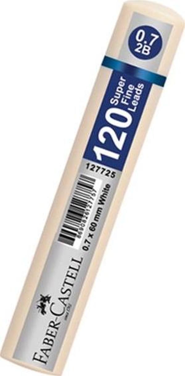 Faber-Castell Grip Min 0.7 2B 60Mm, 120 Li Beyaz Tüp  - 5090127725 - Image 1