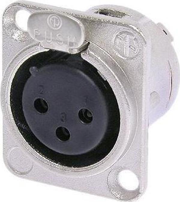 Neutrik Nc3fd-l-1 Şase Tip Dişi Xlr Connector - Image 1