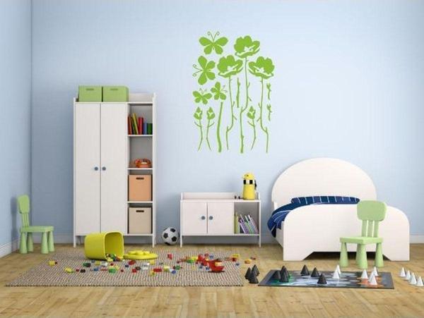 Bosphorus Duvar Süsü Sticker Çiçekli Şeffaf Filmli Pvc 33X48 Cm Xfg031 - Image 1