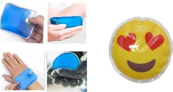 Bosphorus Kalpli Emoji Şekilli Cep Sobası,El Isıtıcı,Sıcak Su Torbası Pvc 9Cm - Image 1