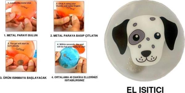 Bosphorus Köpekli Cep Sobası,El Isıtıcı,Sıcak Su Torbası Pvc 9Cm - Image 1