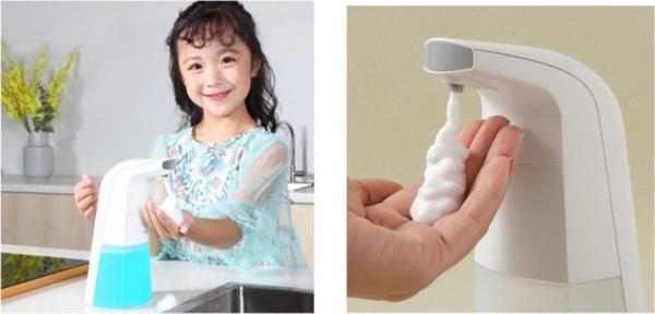 Bosphorus Otomatik Sensörlü Ve Usb Şarjlı Sıvı Sabunluk Köpük Verici Modern - 300 Ml - Image 1